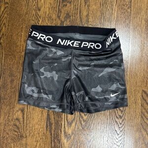 Nike Pro Khaki Volleyball Shorts
